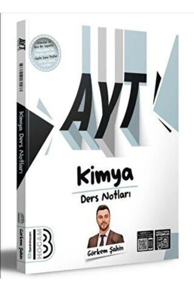 AYT KİMYA DERS NOTLARI GÖRKEM ŞAHİN   BENİM HOCAM ürün görseli 1