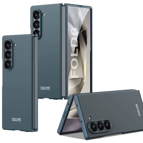 Samsung Galaxy Z Fold 6 Kılıf Sert Kıpta Mat Görünümlü Kapak