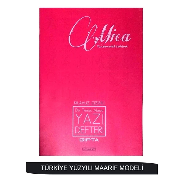 Gıpta Mica A4 40 Yaprak Plastik Kapak Dikişli Dik Temel Güzel Yazı Defteri- Türkiye Yüzyılı Maarif Modeline Uygundur (Kod : 7334) - Resim 3