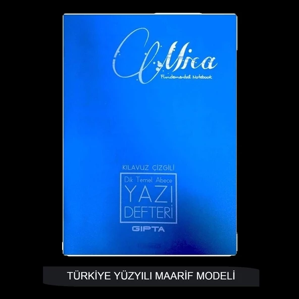 Gıpta Mica A4 40 Yaprak Plastik Kapak Dikişli Dik Temel Güzel Yazı Defteri- Türkiye Yüzyılı Maarif Modeline Uygundur (Kod : 7334) ürün görseli