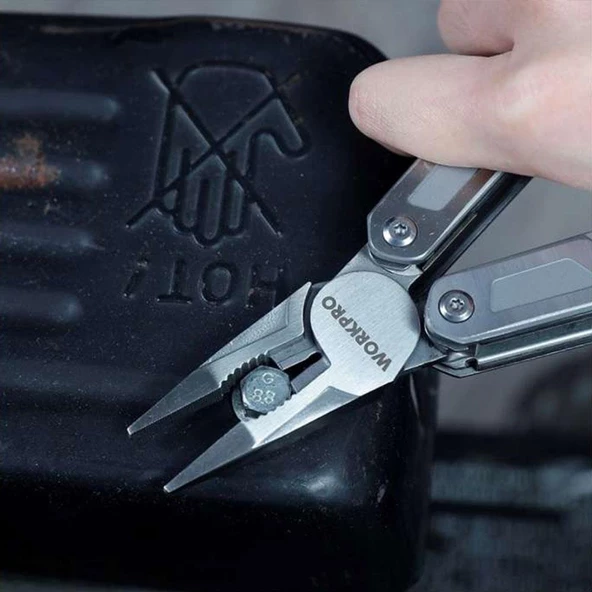 WORKPRO WP382002 15 IN 1 Çok Fonksiyonlu Profesyonel Pense Seti + Taşıma Kılıfı - 12