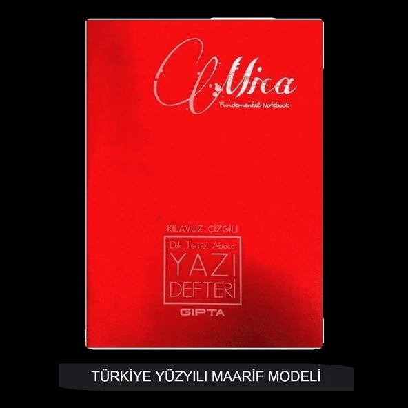 Gıpta Mica A4 40 Yaprak Plastik Kapak Dikişli Dik Temel Güzel Yazı Defteri- Türkiye Yüzyılı Maarif Modeline Uygundur (Kod : 7334) - Resim 4