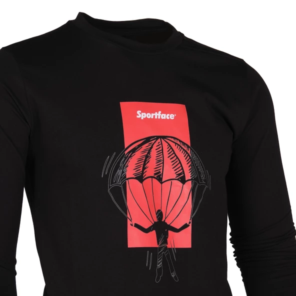 SF-0006-4 PARAŞÜT DESENLİ UZUN KOLLU TİŞÖRT - 2