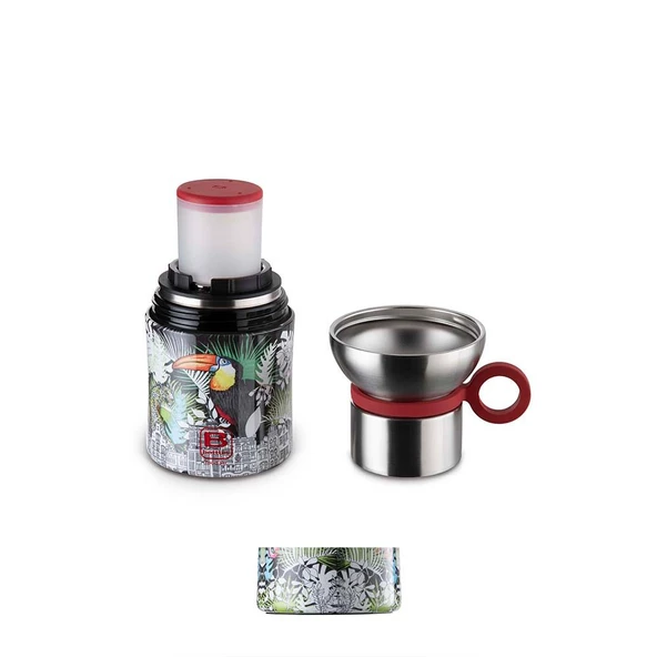Bugatti Paslanmaz Çelik La Vılle Desenli Yemek Termosu 500Ml BBF-LV500I3 - 4