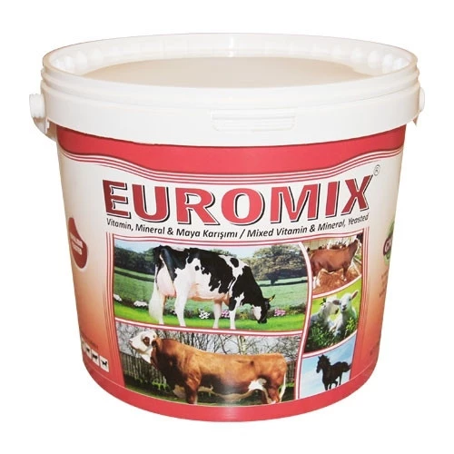 EUROMİX - TAMAMLAYICI MİNERAL YEM KOVA 10 KG (1 ADET)