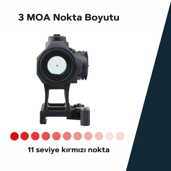 Vector Optics Maverick GEN3 1x22 Kauçuk Kaplı Red Dot Nişangah SCRD-38 - 4