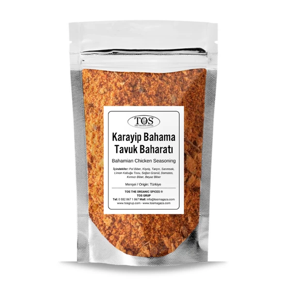 Karayip Bahama Tavuk Baharatı 100 gr (1. Kalite)