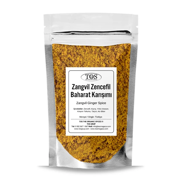Zangvil Zencefil Baharatı 500 gr (1. Kalite)
