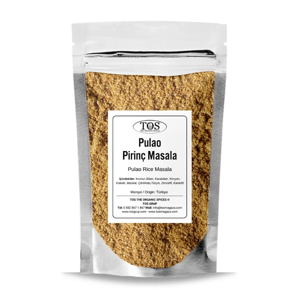 Pulao Pirinç Masala 500 gr (1. Kalite)
