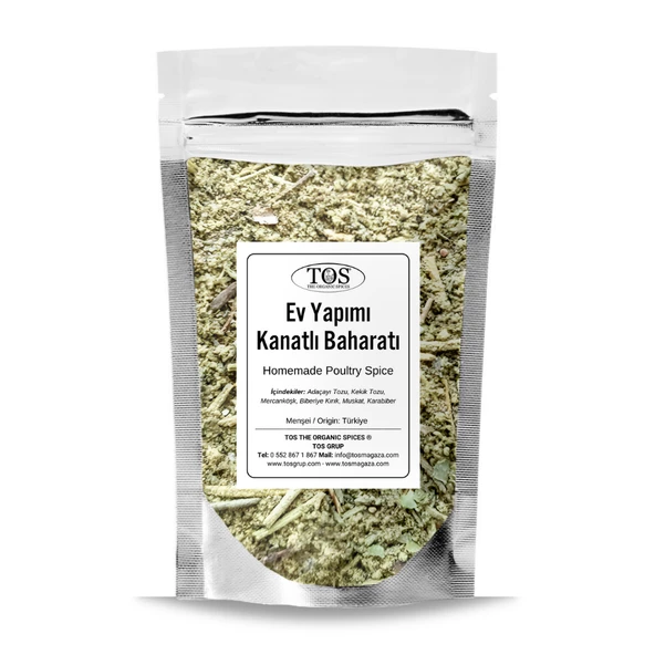 Ev Yapımı Kanatlı Baharatı 250 gr (1. Kalite)