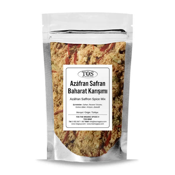 Azafran Safran Baharat Karışımı 250 gr (1. Kalite)