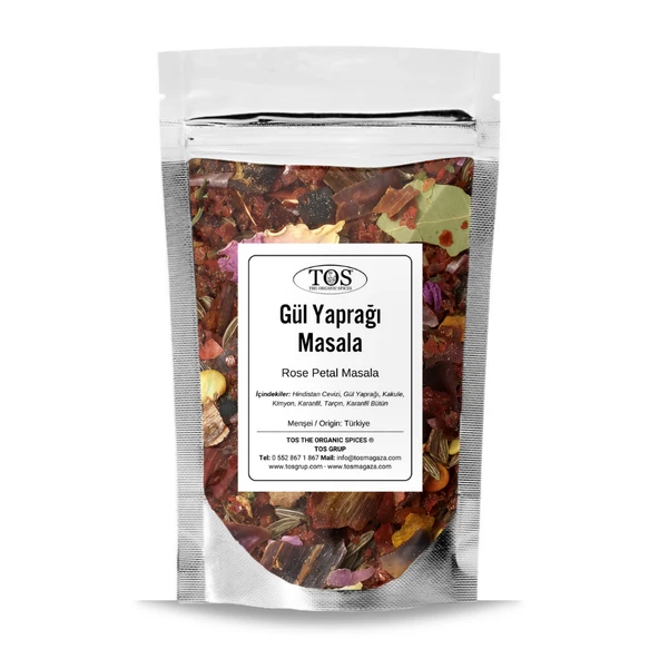 Gül Yaprağı Masala 250 gr (1. Kalite)