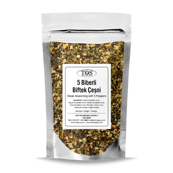 5 Biberli Biftek Çeşni 250 gr (1. Kalite)