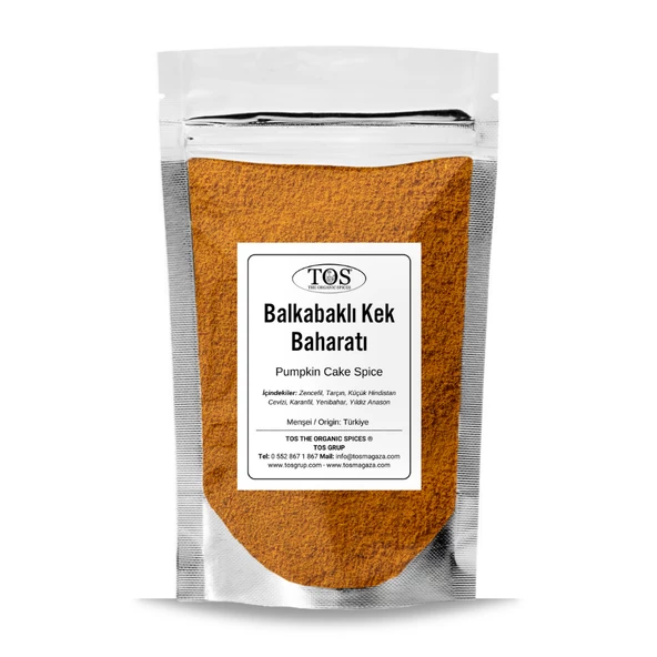 Balkabaklı Kek Baharatı 100 gr (1. Kalite) ürün görseli