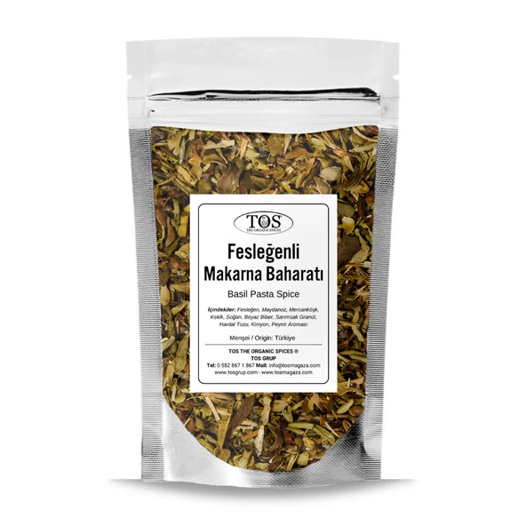 Fesleğenli Makarna Baharatı 500 gr (1. Kalite)