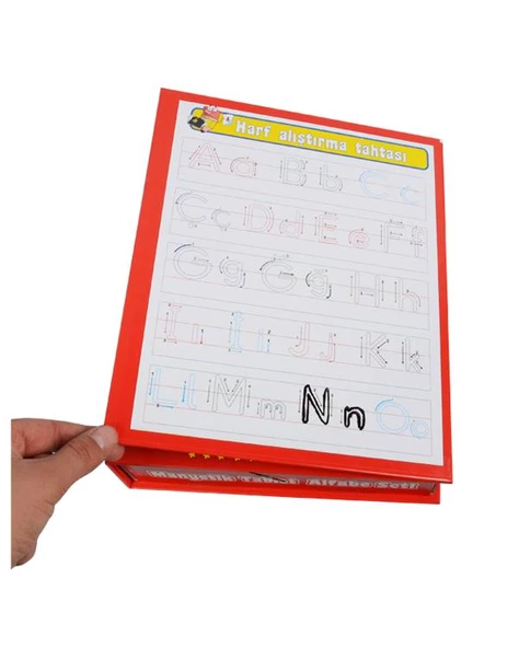 Manyetik Tablet Alfabe Seti ve Yazı Tahtası - 4