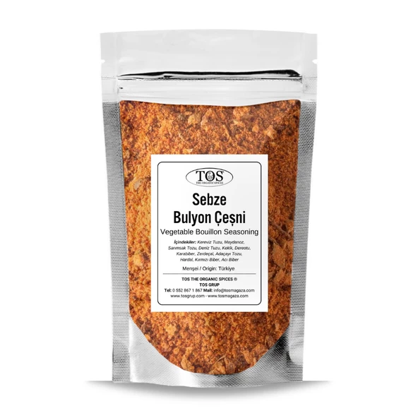 Sebze Bulyon Çeşni 100 gr (1. Kalite)