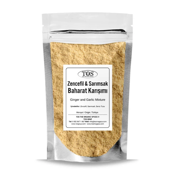Zencefil & Sarımsak Karışımı 100 gr (1. Kalite)