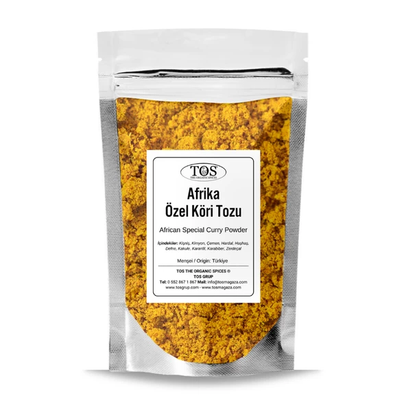 Afrika Özel Köri Tozu 100 gr (1. Kalite) ürün görseli 1