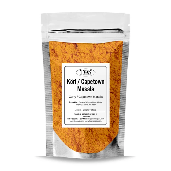 Köri / Capetown Masala 250 gr (1. Kalite)