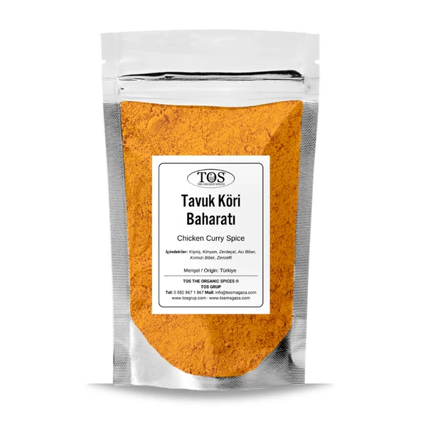 Tavuk Köri Baharatı 250 gr (1. Kalite)