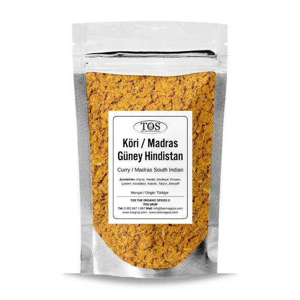 Köri / Madras Güney Hindistan 100 gr (1. Kalite)