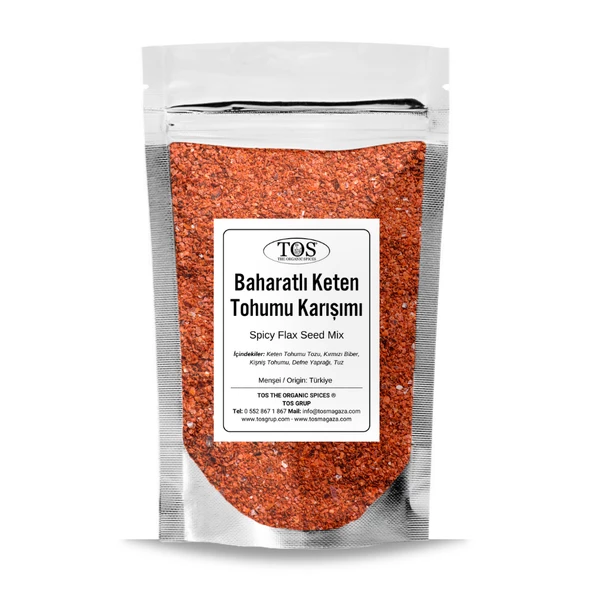 Baharatlı Keten Tohumu Karışımı 250 gr (1. Kalite)