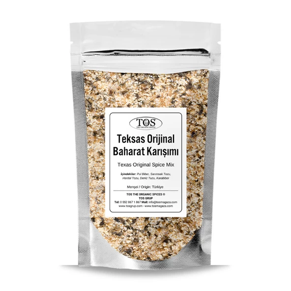 Teksas Orijinal Baharat Karışımı 100 gr (1. Kalite)
