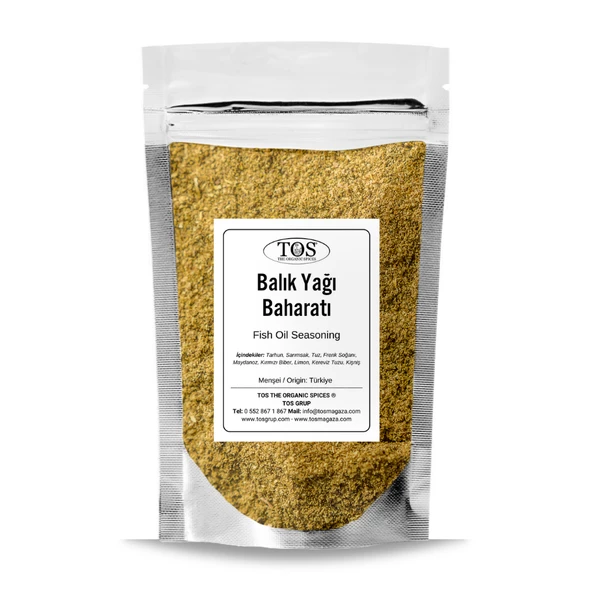 Balık Yağı Baharatı 100 gr (1. Kalite)