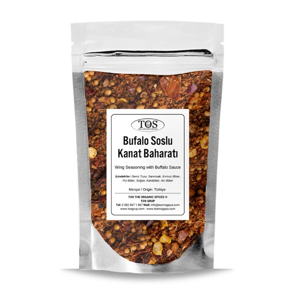 Bufalo Soslu Kanat Baharatı 100 gr (1. Kalite) ürün görseli 1