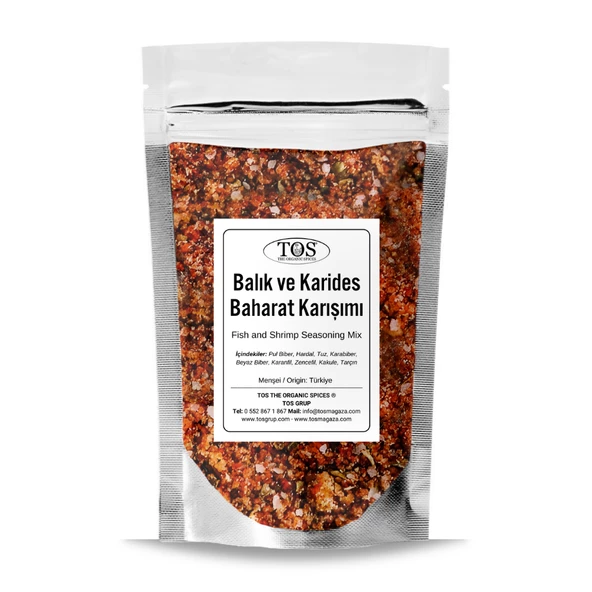 Balık ve Karides Baharat Karışımı 500 gr (1. Kalite)