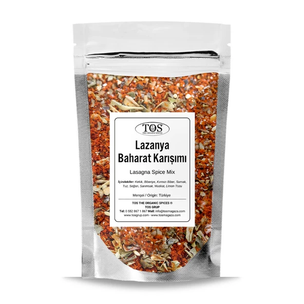 Lazanya Baharat Karışımı 250 gr (1. Kalite)