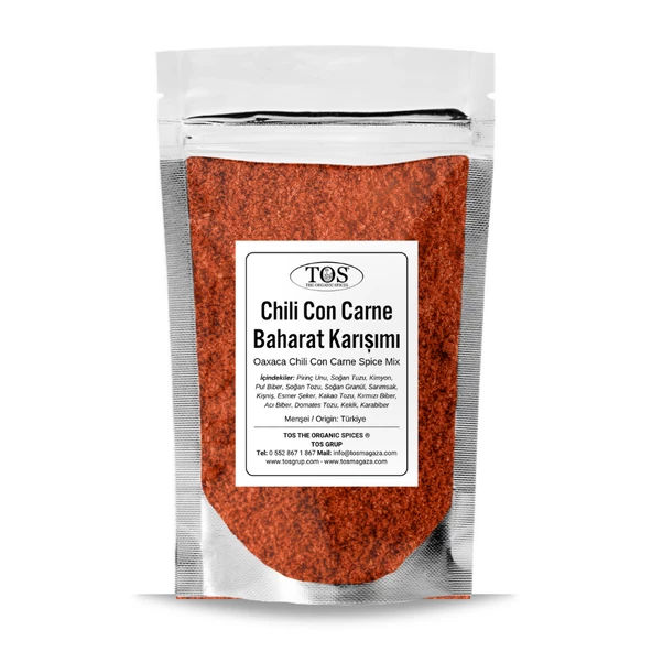 Oaxaca Chili Con Carne Baharat Karışımı 100 gr (1. Kalite) ürün görseli