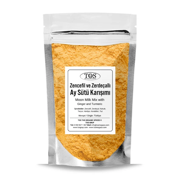 Zencefil ve Zerdeçallı Ay Sütü Karışımı 250 gr (1. Kalite)