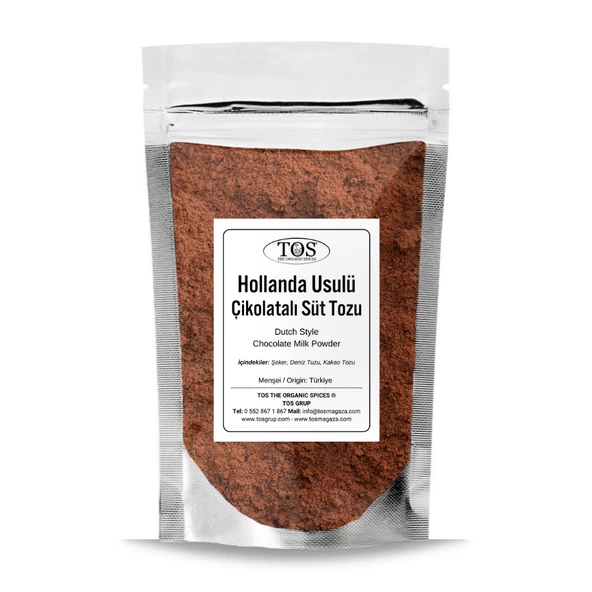 Hollanda Usulü Çikolatalı Süt Tozu 500 gr (1. Kalite)