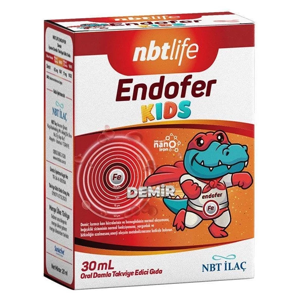 Nbt Life Endofer Kids Demir Damla 30 Ml