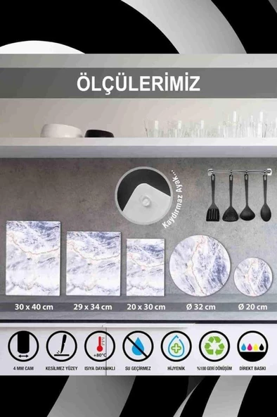 CAM KESME TAHTASI 159  MODEL 30x40 CM - Resim 3