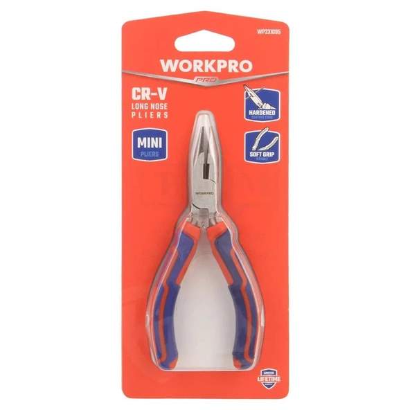 WORKPRO WP231095 125MM CR-V Elektronikçi Profesyonel Mini Kargaburnu - 9