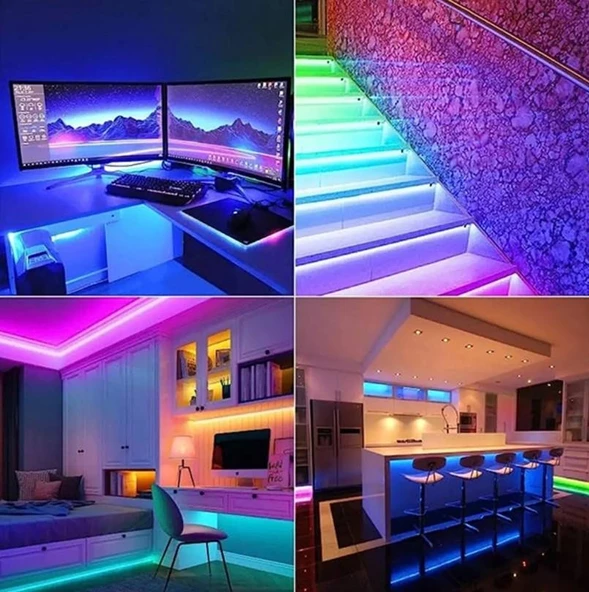 Zhltools Kumandalı 5 Metre Tek Çipli Rgb Şerit Led - 2