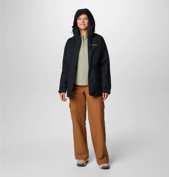 Columbia Hikebound II Long Insulated Jacket Kadın Mont WL2638-010 - Resim 3