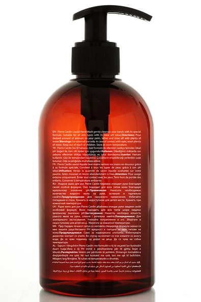 Pierre Cardin Liquid Hand Wash 480 ml – Deep Ocean - Sıvı Sabun - Derin Okyanus - 8