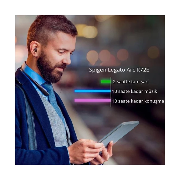Legato Arc R72E Kablosuz Bluetooth Kulaklık Qualcomm® aptX# HD Audio - 000SD22545 - 8