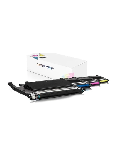 Tecprint Samsung CLX-3185N |CLT-K407-C407-M407-Y407 Muadil Toner Seti 4 Renk