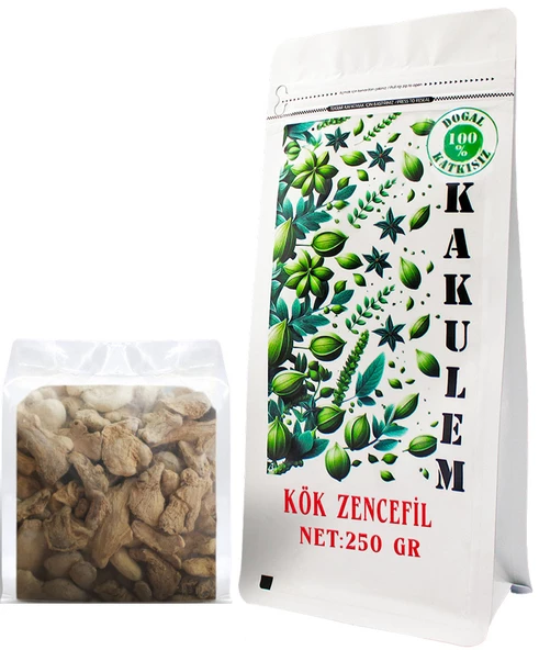 KAKULEM SERTİFİKALI Kök Zencefil 250 GR