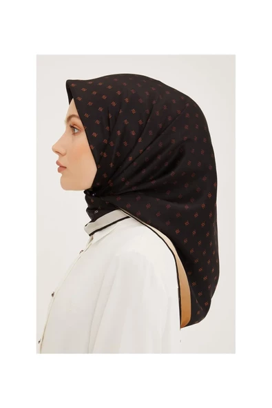 ARMİNE DJ SAF İPEK EŞARP 8936D (S)  (NOSTALJİ SURA) - 8