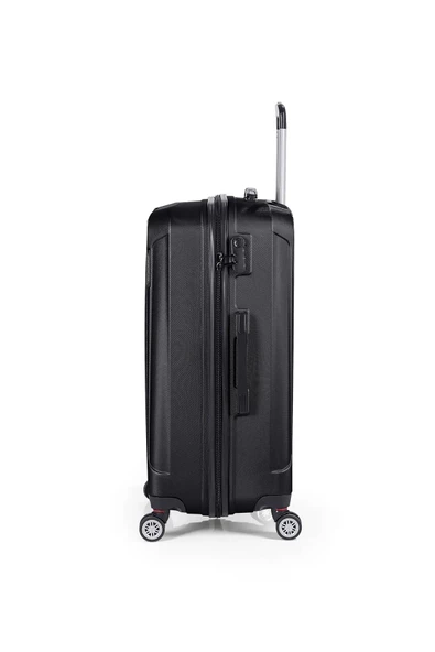 Polo&Sky Spring Model Siyah Renk Orta Boy Valiz Bavul - 3