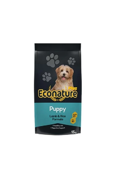 Econature Plus Puppy Kuzu Etli Ve Pirinçli Yavru Köpek Maması 15 Kg