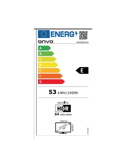 ONVO 55OVF9000 55inc 140 cm 4K UHD Frameless Google Smart QLED TV,Uydu Alıcılı - 3