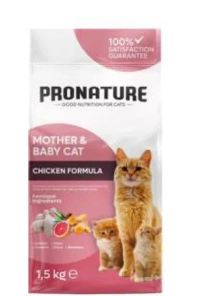 pronature Mother & Baby Tavuk Etli Kuru Kedi Maması 7 Kg