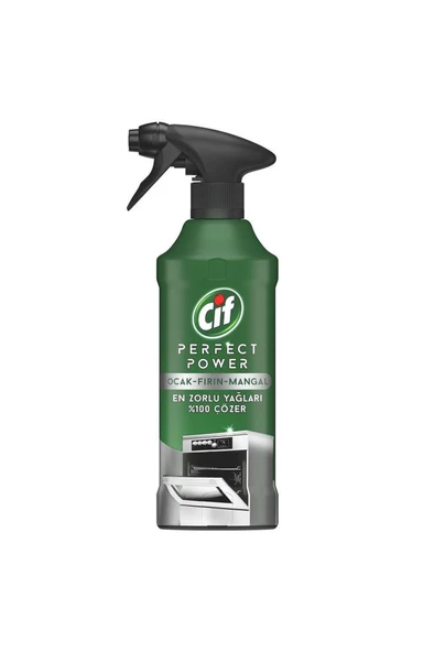 Cif Power Perfect Fırın Ocak Mangal Sprey Temizleyici 435 ml